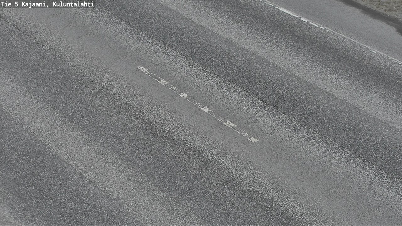 Weather Camera Image Väg 5 Kajaani, Kuluntalahti, Kajaani, Kainuu