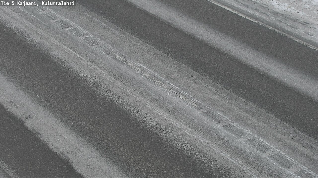 Weather Camera Image Väg 5 Kajaani, Kuluntalahti, Kajaani, Kainuu