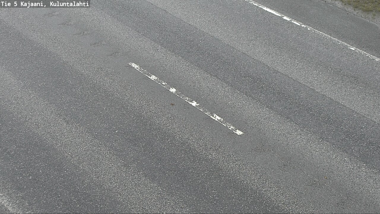 Weather Camera Image Väg 5 Kajaani, Kuluntalahti, Kajaani, Kainuu