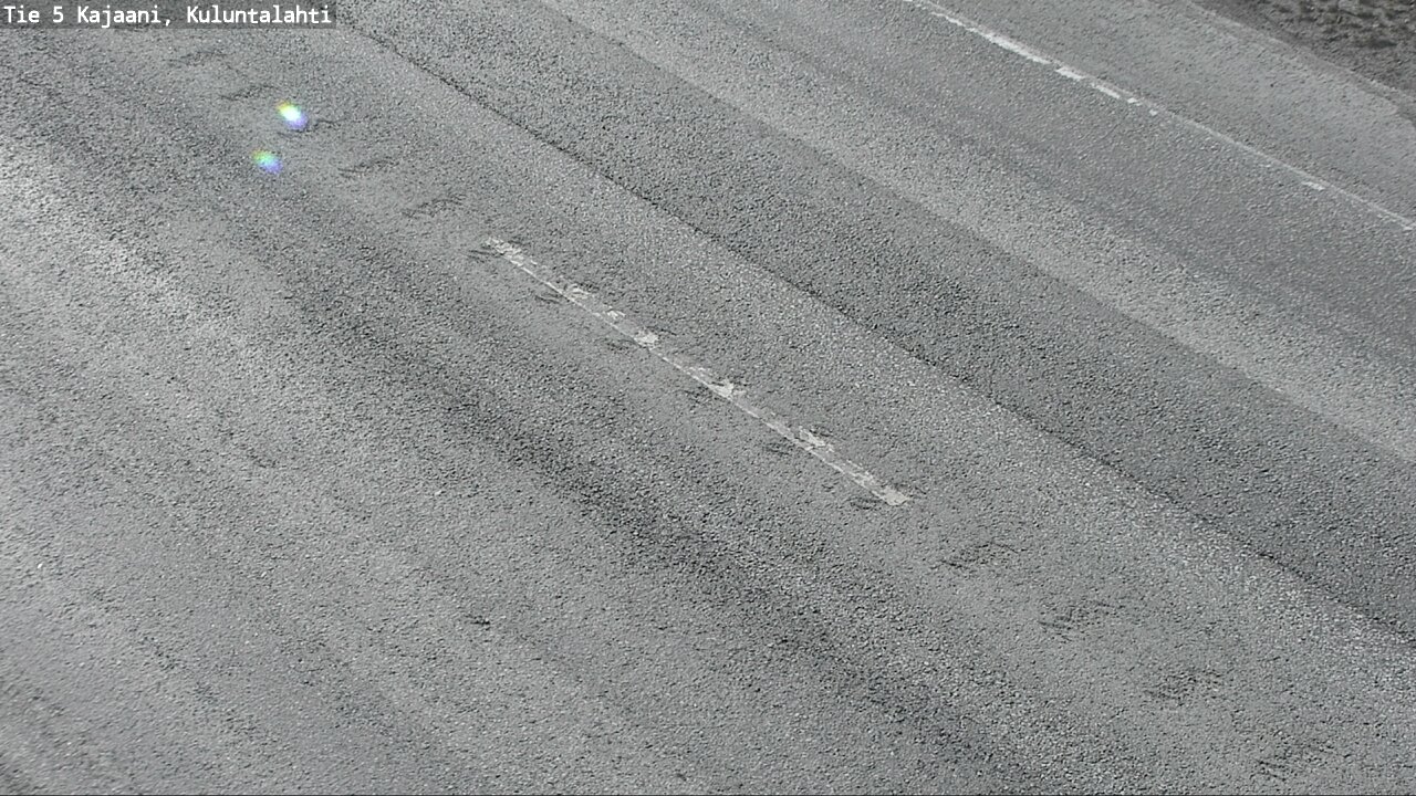 Weather Camera Image Väg 5 Kajaani, Kuluntalahti, Kajaani, Kainuu