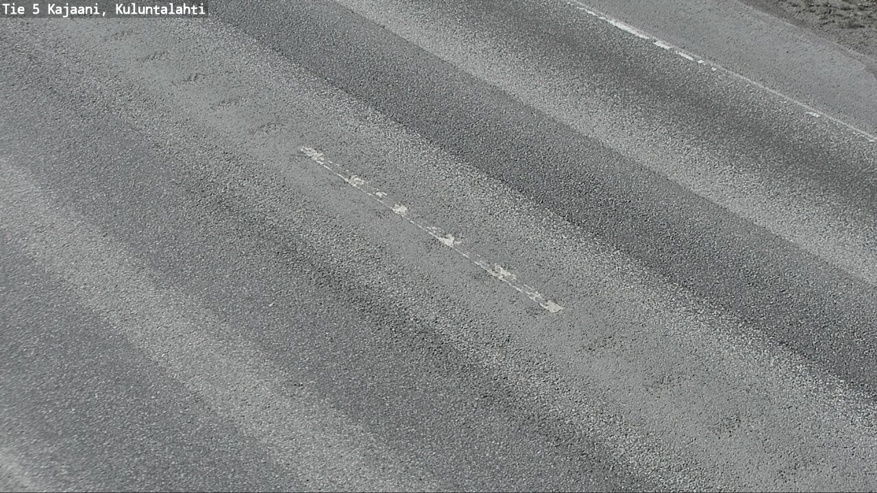 Weather Camera Image Väg 5 Kajaani, Kuluntalahti, Kajaani, Kainuu