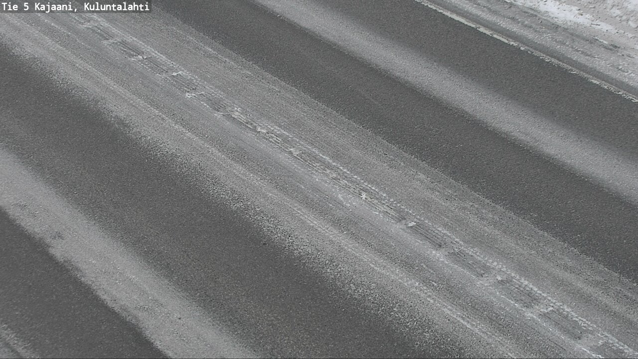 Weather Camera Image Väg 5 Kajaani, Kuluntalahti, Kajaani, Kainuu