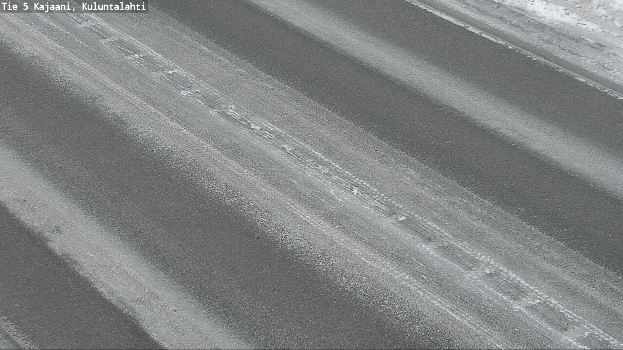 Weather Camera Image Väg 5 Kajaani, Kuluntalahti, Kajaani, Kainuu