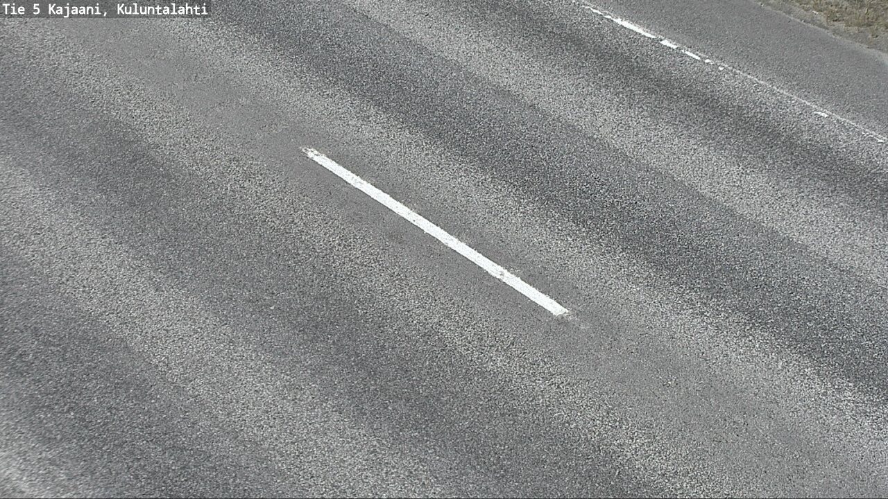 Weather Camera Image Väg 5 Kajaani, Kuluntalahti, Kajaani, Kainuu