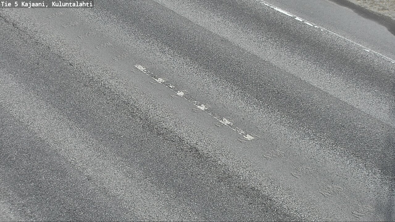 Weather Camera Image Väg 5 Kajaani, Kuluntalahti, Kajaani, Kainuu