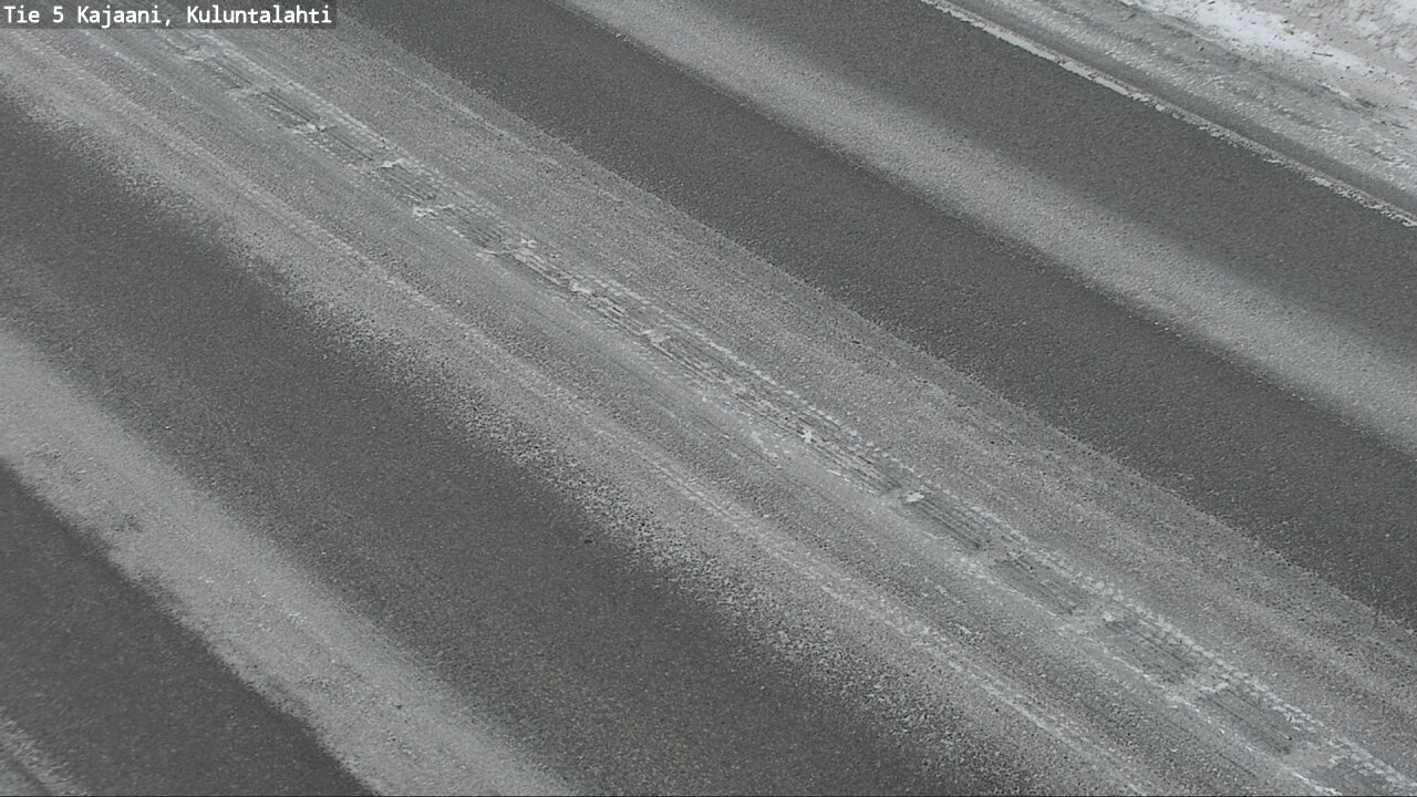 Weather Camera Image Väg 5 Kajaani, Kuluntalahti, Kajaani, Kainuu