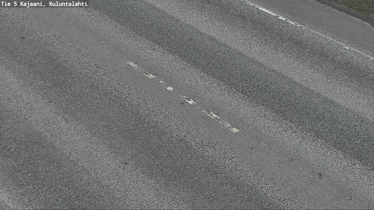Weather Camera Image Väg 5 Kajaani, Kuluntalahti, Kajaani, Kainuu