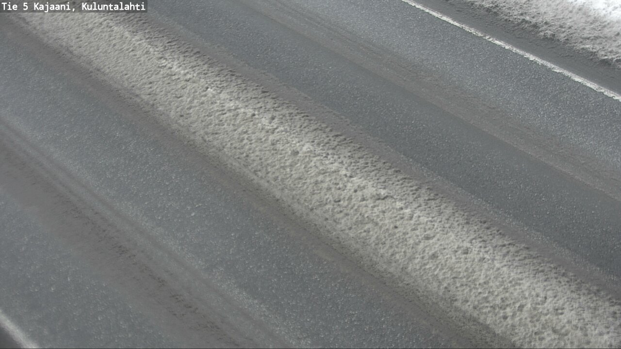 Weather Camera Image Väg 5 Kajaani, Kuluntalahti, Kajaani, Kainuu