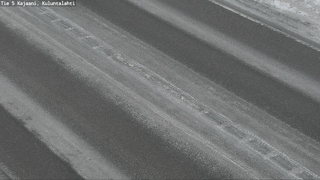 Weather Camera Image Väg 5 Kajaani, Kuluntalahti, Kajaani, Kainuu