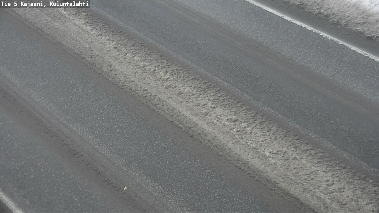 Weather Camera Image Väg 5 Kajaani, Kuluntalahti, Kajaani, Kainuu
