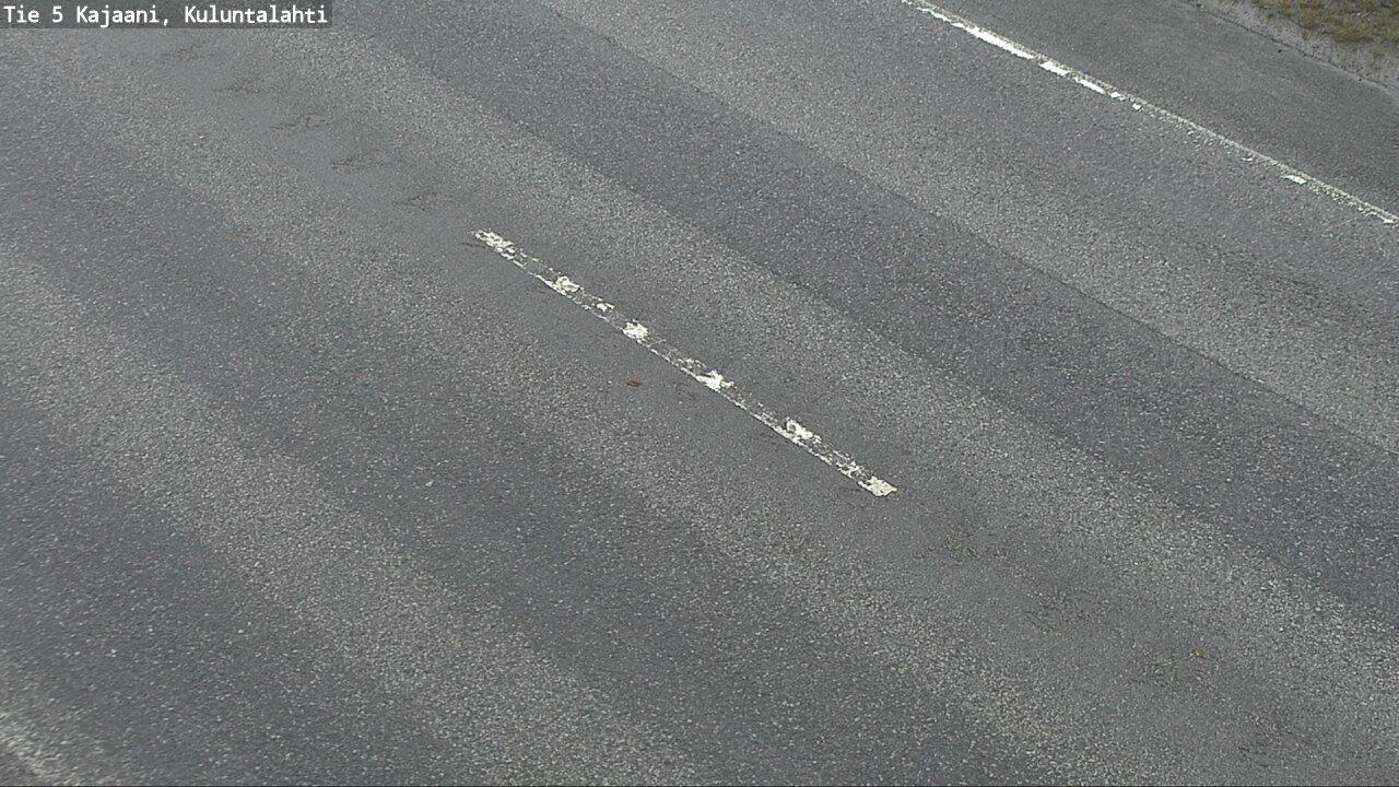 Weather Camera Image Väg 5 Kajaani, Kuluntalahti, Kajaani, Kainuu