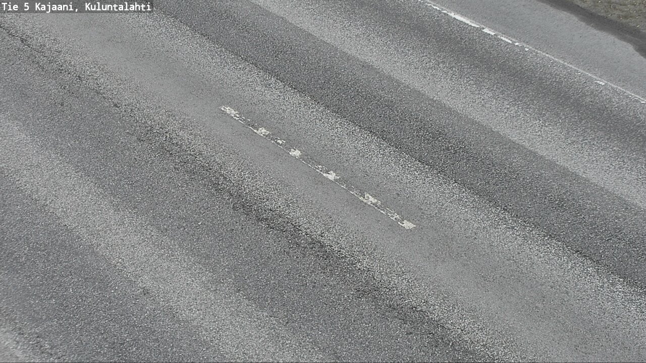 Weather Camera Image Väg 5 Kajaani, Kuluntalahti, Kajaani, Kainuu
