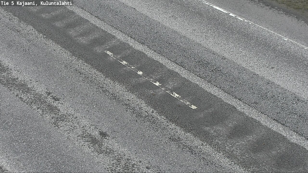 Weather Camera Image Väg 5 Kajaani, Kuluntalahti, Kajaani, Kainuu