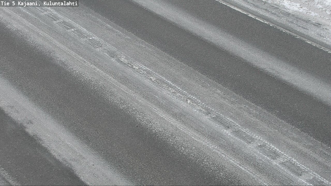 Weather Camera Image Väg 5 Kajaani, Kuluntalahti, Kajaani, Kainuu