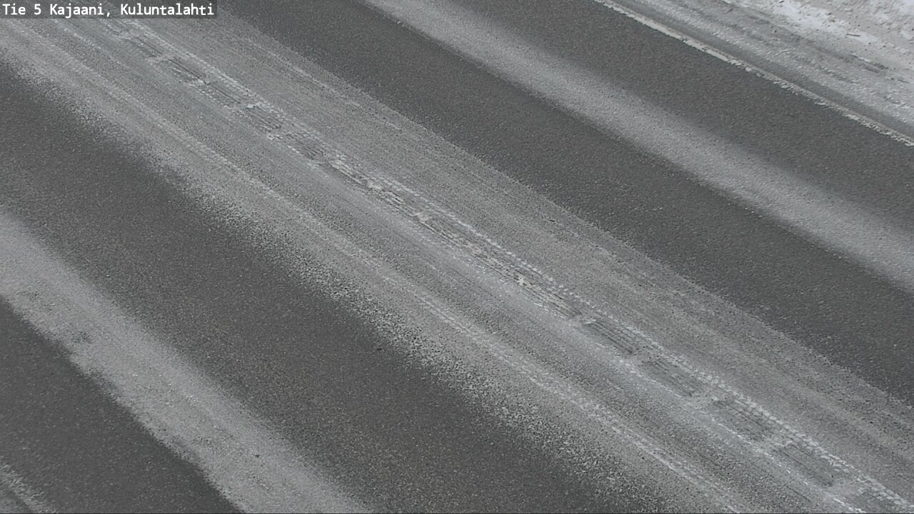 Weather Camera Image Väg 5 Kajaani, Kuluntalahti, Kajaani, Kainuu
