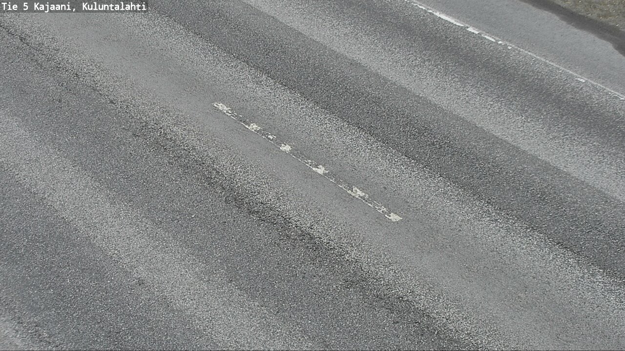 Weather Camera Image Väg 5 Kajaani, Kuluntalahti, Kajaani, Kainuu