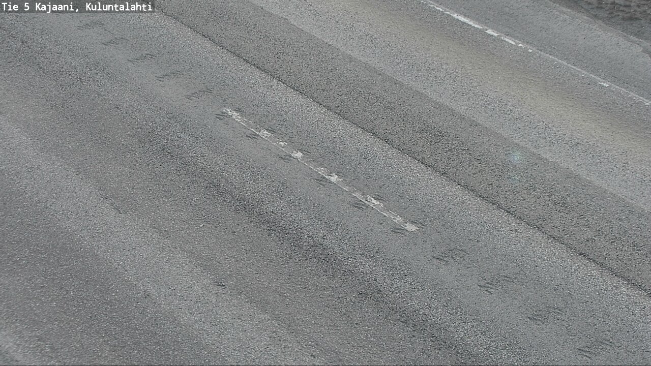 Weather Camera Image Väg 5 Kajaani, Kuluntalahti, Kajaani, Kainuu