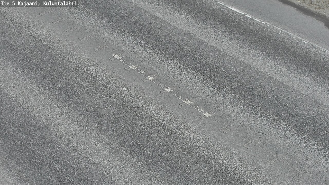 Weather Camera Image Väg 5 Kajaani, Kuluntalahti, Kajaani, Kainuu