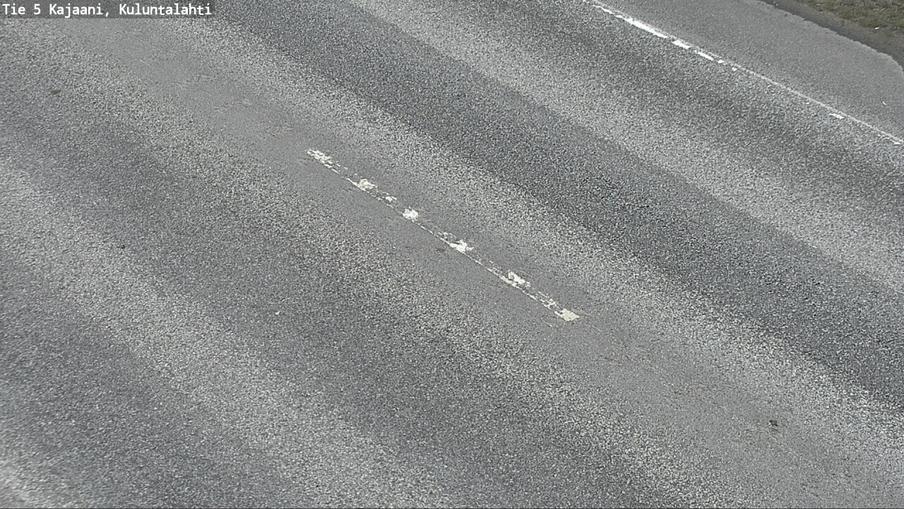 Weather Camera Image Väg 5 Kajaani, Kuluntalahti, Kajaani, Kainuu