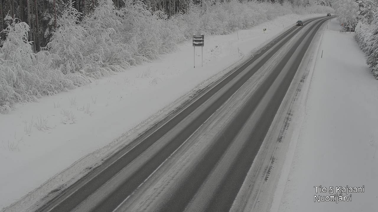 Weather Camera Image Road 5 Kajaani, Nuottijärvi, Kajaani, Kainuu