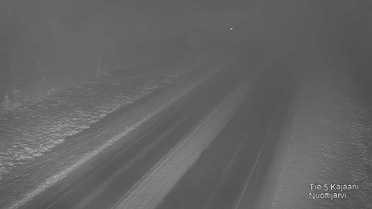 Weather Camera Image Väg 5 Kajaani, Nuottijärvi, Kajaani, Kainuu
