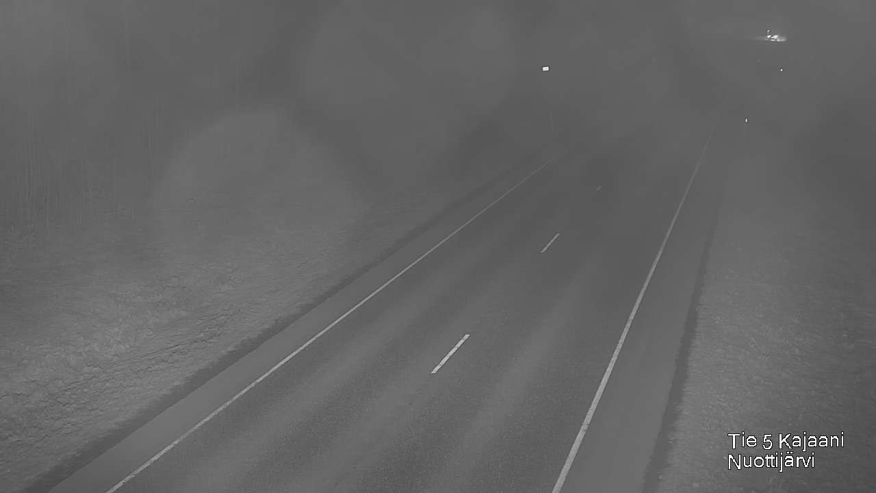 Weather Camera Image Väg 5 Kajaani, Nuottijärvi, Kajaani, Kainuu
