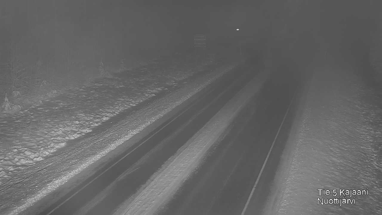 Weather Camera Image Väg 5 Kajaani, Nuottijärvi, Kajaani, Kainuu