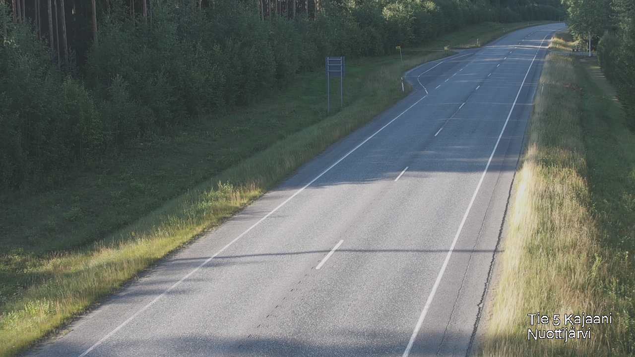 Kelikamerat Kuva Tie 5 Kajaani, Nuottijärvi, Kajaani, Kainuu
