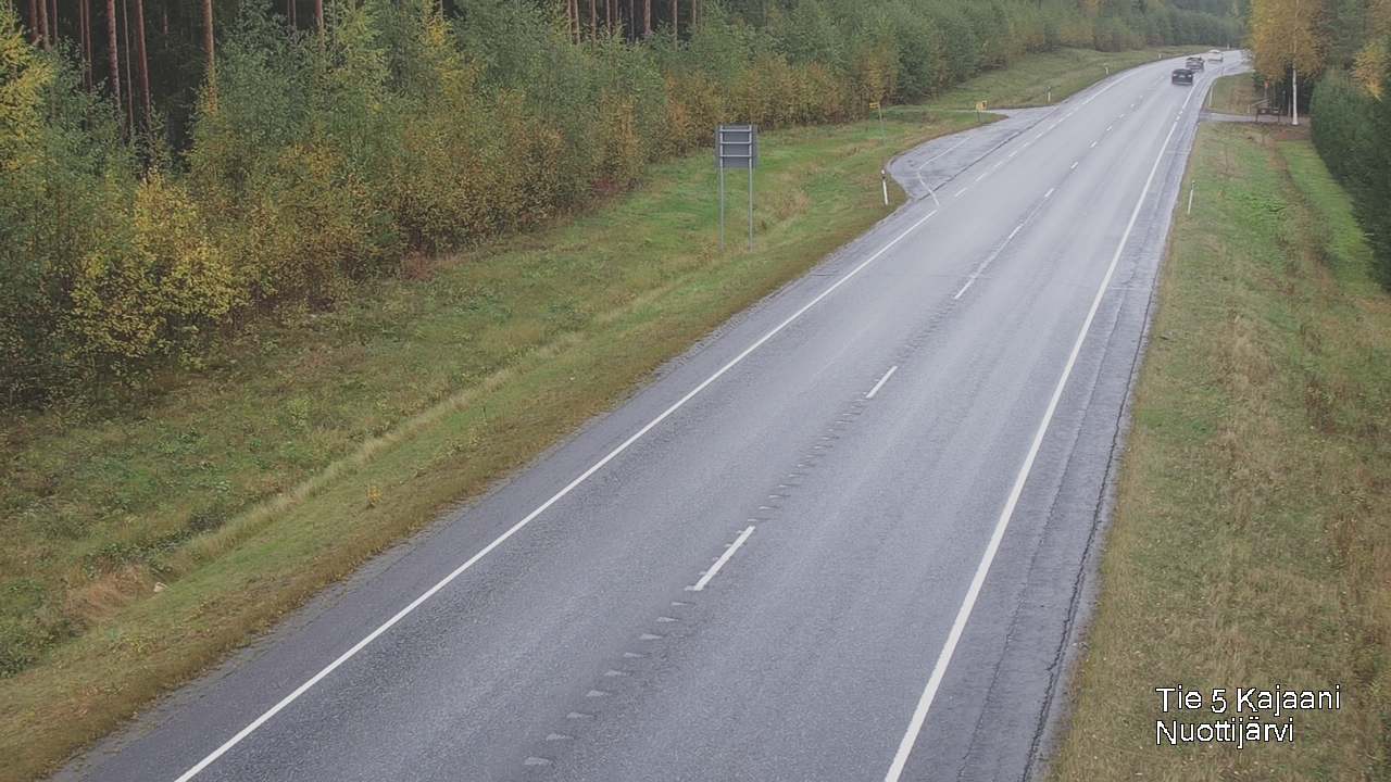 Kelikamerat Kuva Tie 5 Kajaani, Nuottijärvi, Kajaani, Kainuu
