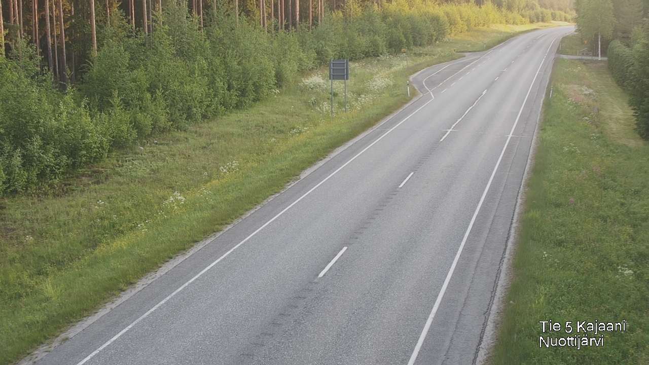 Kelikamerat Kuva Tie 5 Kajaani, Nuottijärvi, Kajaani, Kainuu