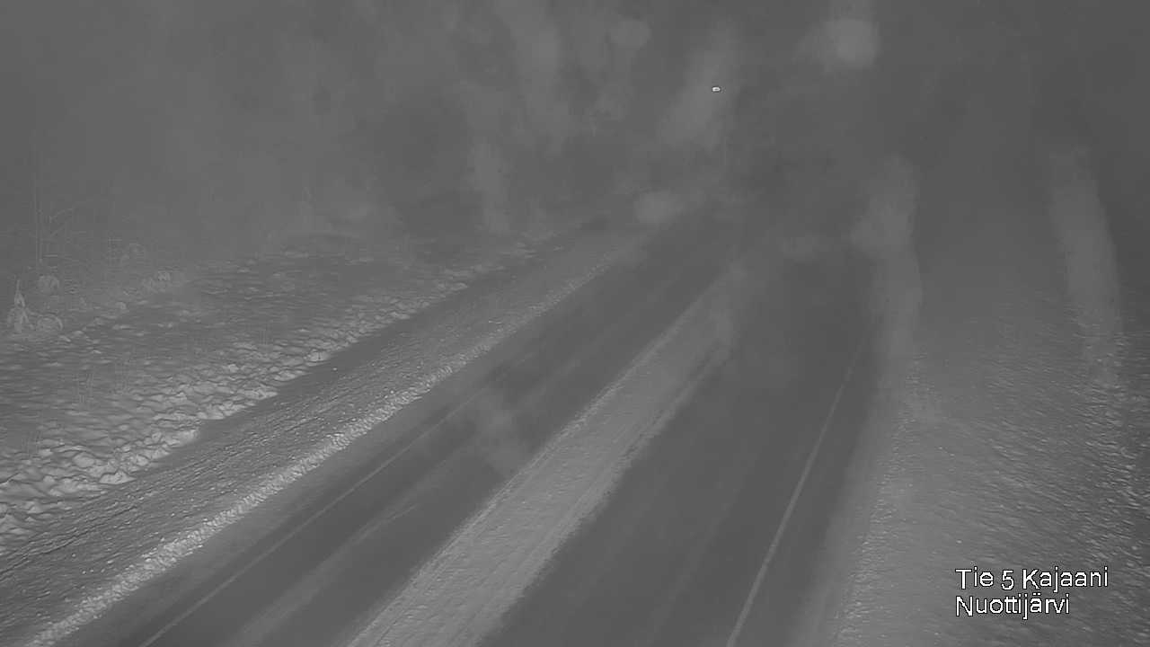 Weather Camera Image Väg 5 Kajaani, Nuottijärvi, Kajaani, Kainuu