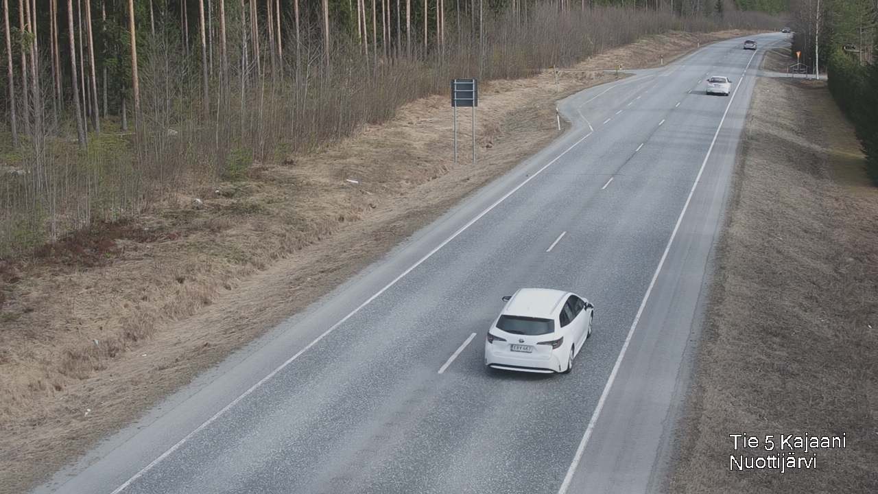 Weather Camera Image Road 5 Kajaani, Nuottijärvi, Kajaani, Kainuu