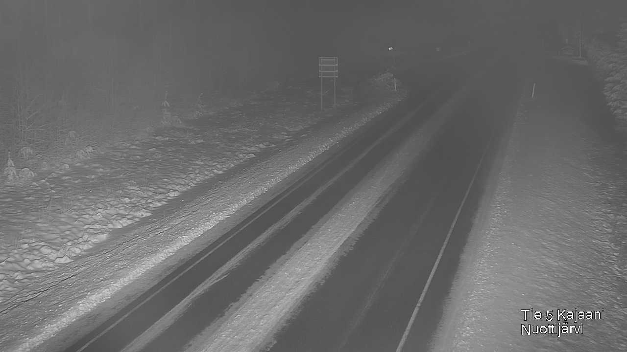Weather Camera Image Väg 5 Kajaani, Nuottijärvi, Kajaani, Kainuu