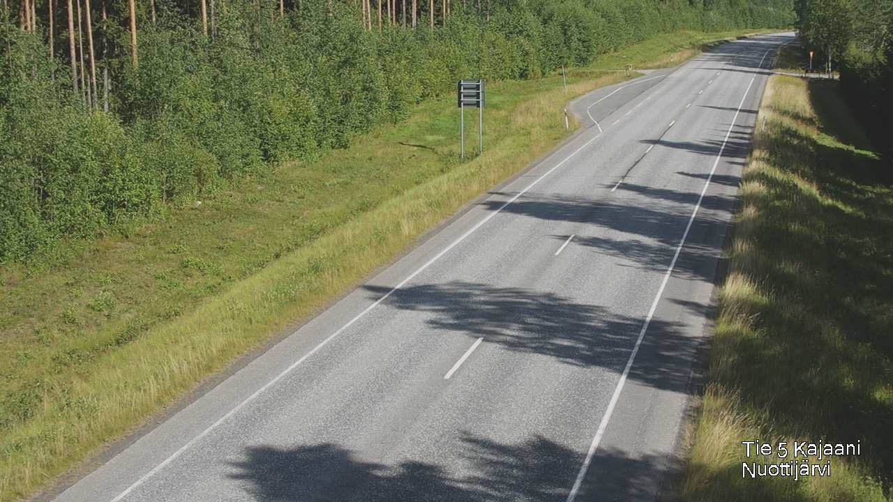 Kelikamerat Kuva Tie 5 Kajaani, Nuottijärvi, Kajaani, Kainuu