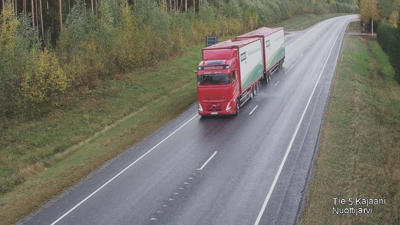 Weather Camera Image Road 5 Kajaani, Nuottijärvi, Kajaani, Kainuu