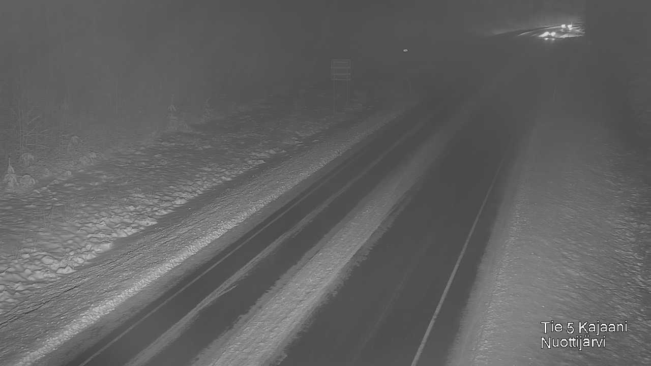 Weather Camera Image Väg 5 Kajaani, Nuottijärvi, Kajaani, Kainuu
