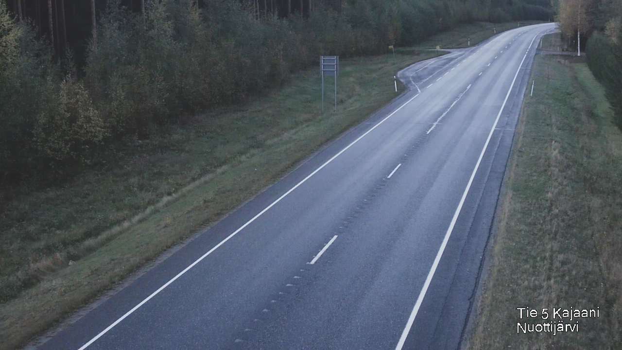 Kelikamerat Kuva Tie 5 Kajaani, Nuottijärvi, Kajaani, Kainuu