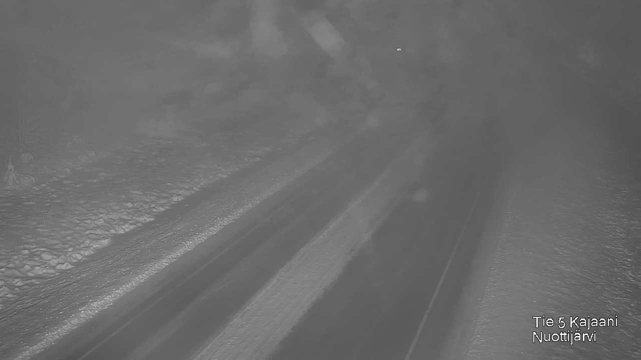 Weather Camera Image Väg 5 Kajaani, Nuottijärvi, Kajaani, Kainuu