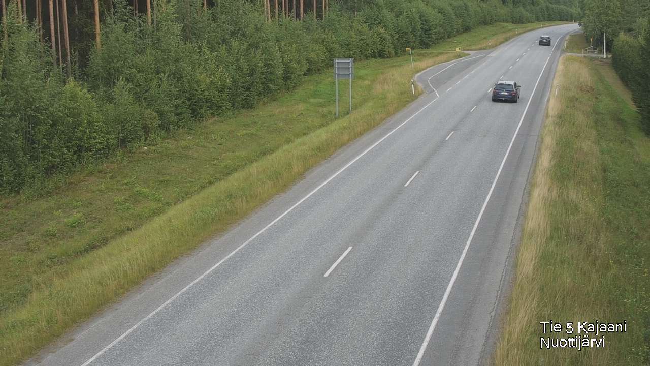 Weather Camera Image Road 5 Kajaani, Nuottijärvi, Kajaani, Kainuu