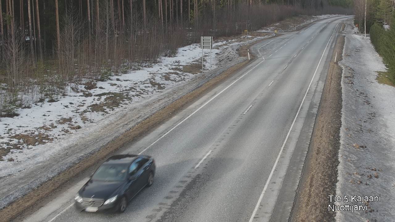 Weather Camera Image Road 5 Kajaani, Nuottijärvi, Kajaani, Kainuu