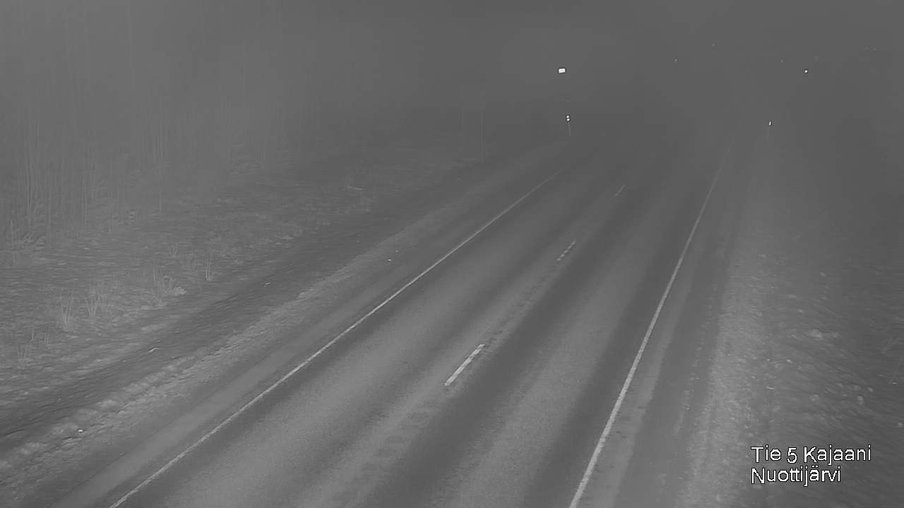 Weather Camera Image Väg 5 Kajaani, Nuottijärvi, Kajaani, Kainuu