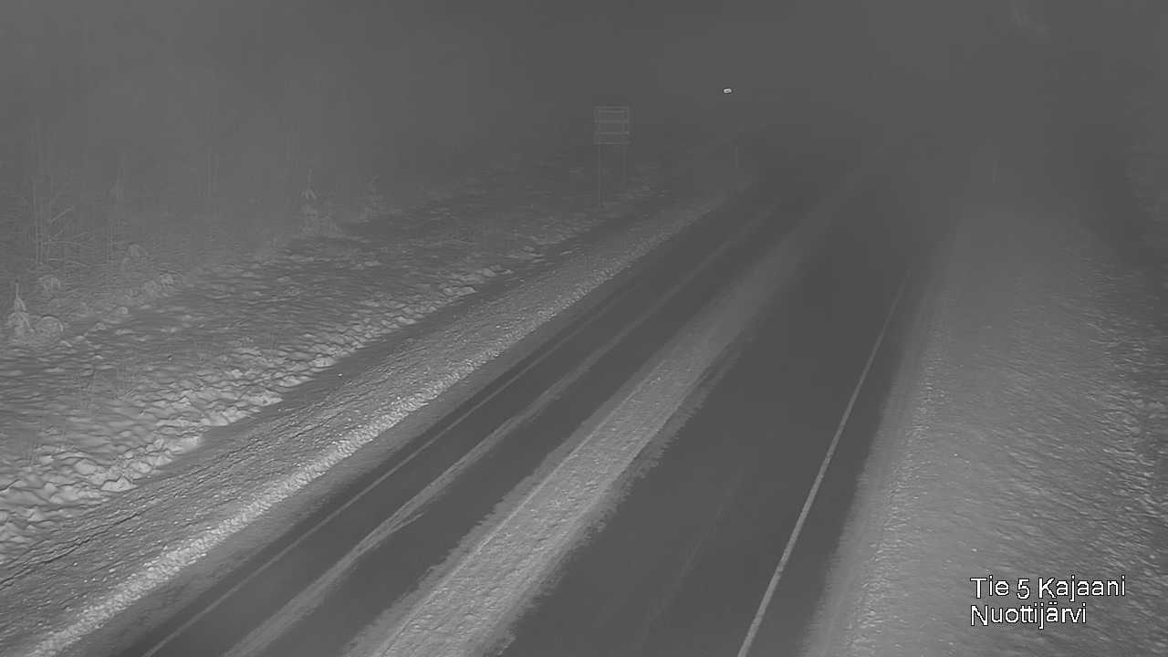 Weather Camera Image Väg 5 Kajaani, Nuottijärvi, Kajaani, Kainuu