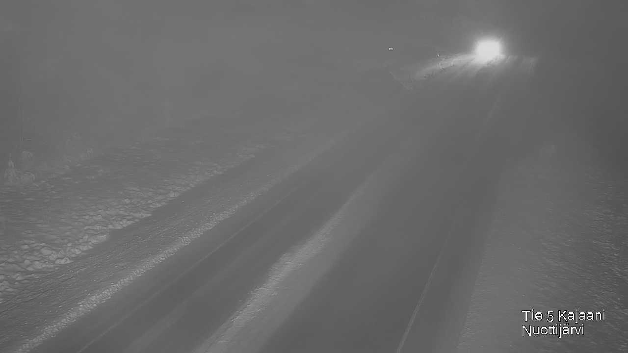 Weather Camera Image Väg 5 Kajaani, Nuottijärvi, Kajaani, Kainuu