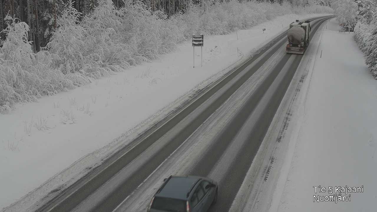 Weather Camera Image Road 5 Kajaani, Nuottijärvi, Kajaani, Kainuu