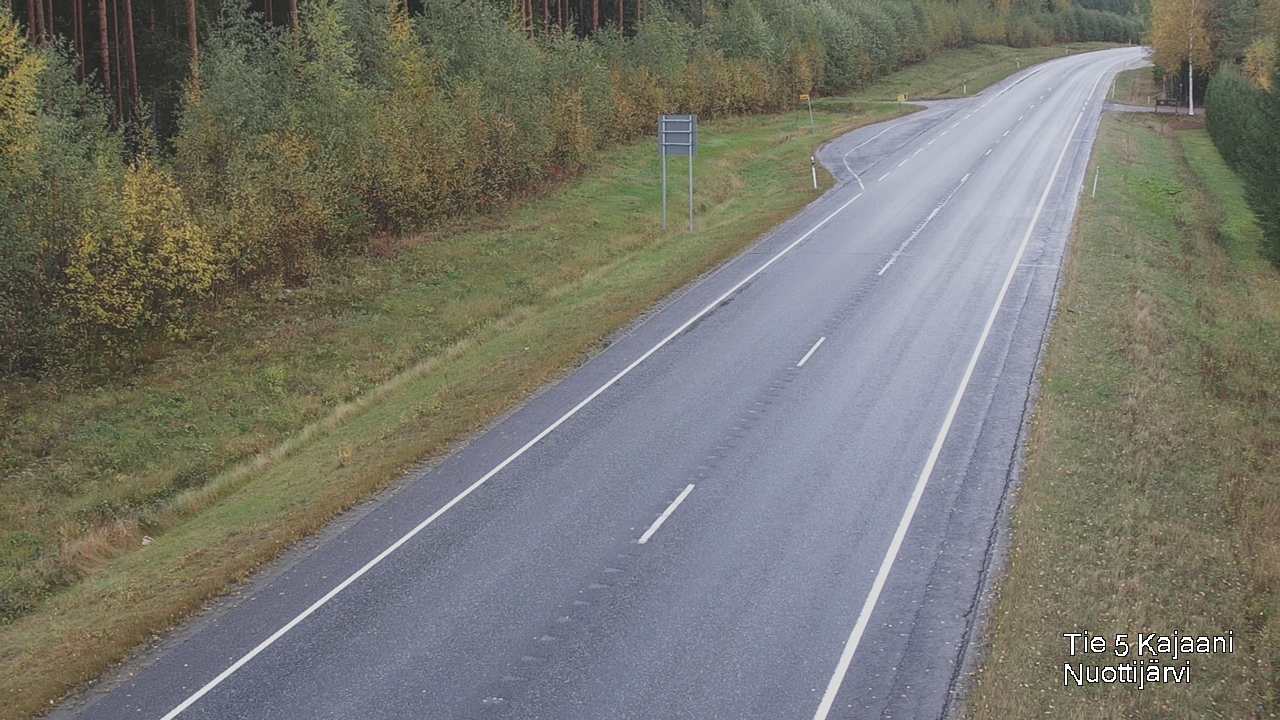 Kelikamerat Kuva Tie 5 Kajaani, Nuottijärvi, Kajaani, Kainuu