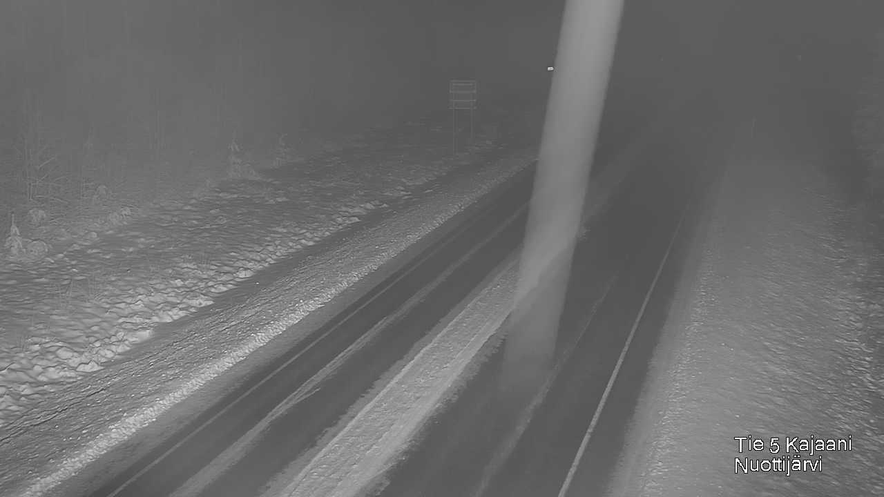Weather Camera Image Väg 5 Kajaani, Nuottijärvi, Kajaani, Kainuu