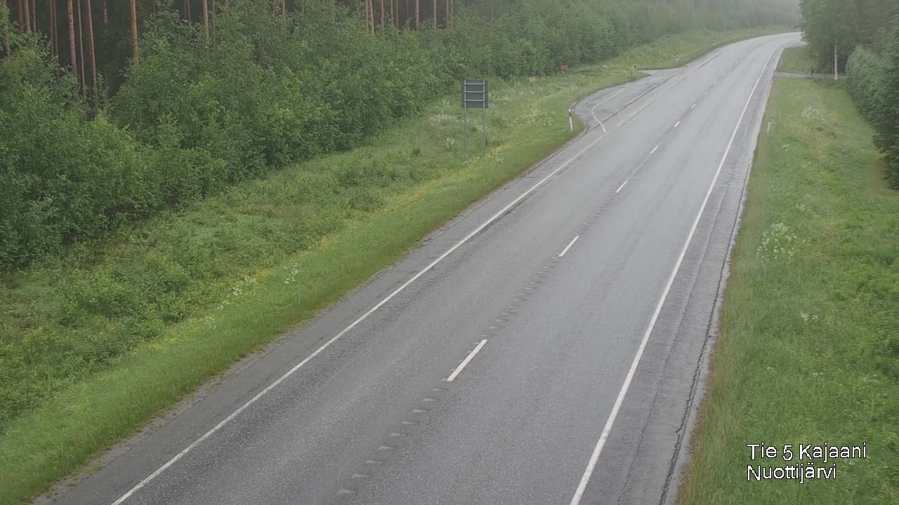 Kelikamerat Kuva Tie 5 Kajaani, Nuottijärvi, Kajaani, Kainuu