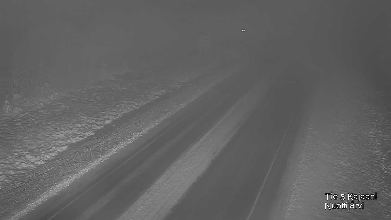 Weather Camera Image Väg 5 Kajaani, Nuottijärvi, Kajaani, Kainuu