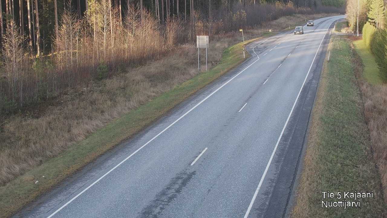 Kelikamerat Kuva Tie 5 Kajaani, Nuottijärvi, Kajaani, Kainuu