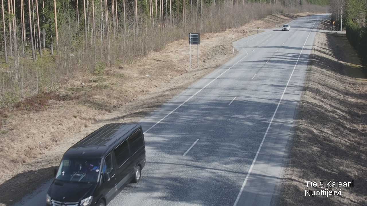 Weather Camera Image Road 5 Kajaani, Nuottijärvi, Kajaani, Kainuu